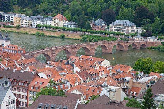 View from Castle, Heidelberg, Germany
