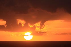 Sunrise as seen from Sofitel, Gold Coast, Australia