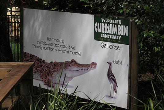 Signpost, Currumbin Sanctuary, Gold Coast, Australia