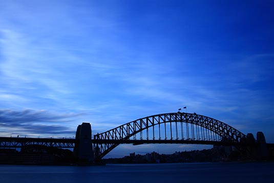 Harbour Bridge Twilight, Sydney, Australia