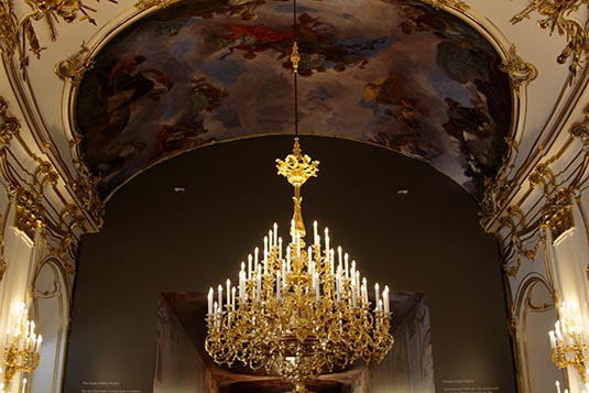 A Chandelier, Schonbrunn Palace, Vienna, Austria