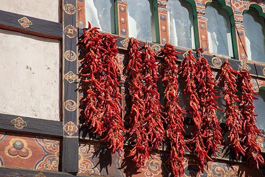 Chillies, Paro, Bhutan