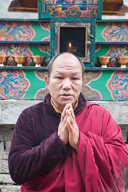 A Buddhist Priest, Thimphu, Bhutan