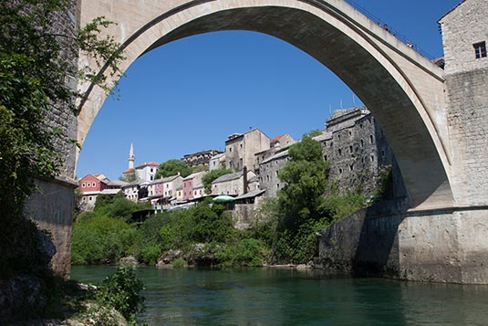Under the Old Bridge, Mostar, Bosnia & Herzegovina