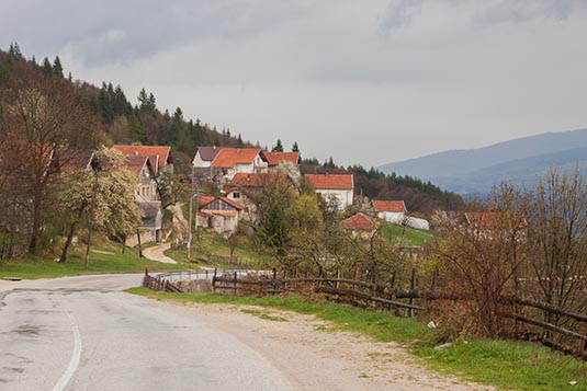 Towards Vlasic, Bosnia & Herzegovina