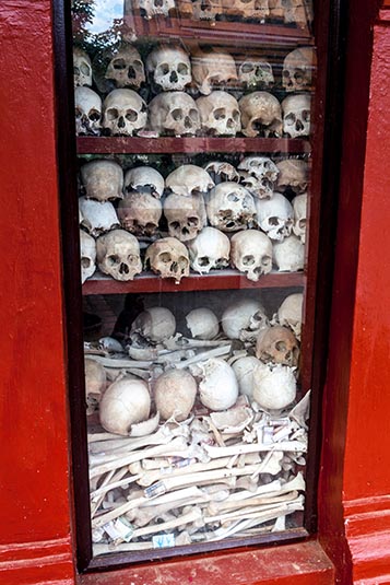 Killing Field of Wat Thmei, Siem Reap, Cambodia