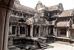Courtyard, Angkor Wat, Siem Reap, Cambodia
