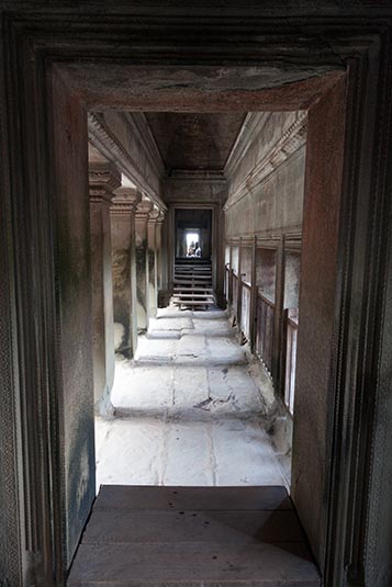 Passage, Angkor Wat, Siem Reap, Cambodia
