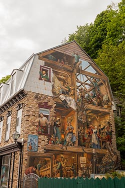 Graffiti, Old Quarters, Quebec City, Canada