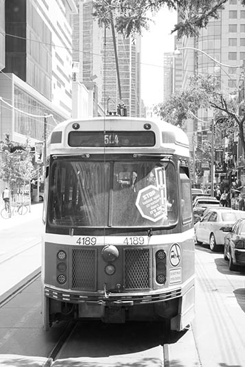 A Streetcar, Toronto, Canada