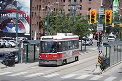 A Streetcar, University Avenue, Toronto, Canada