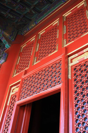 Hall entrance, Forbidden City, Beijing