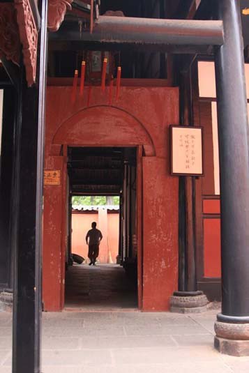 Corridor, Wenshu Temple, Chengdu