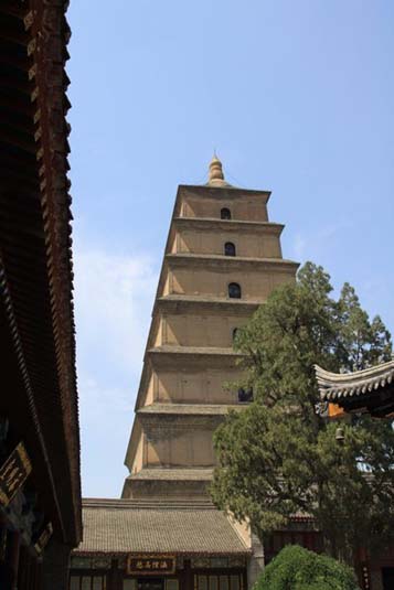 Tower, Big Goose Pagoda, Xian