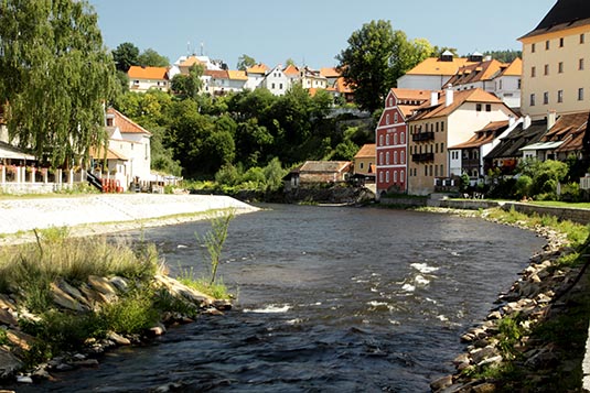 River Vltava, Cesky Krumlov, Czech Republic