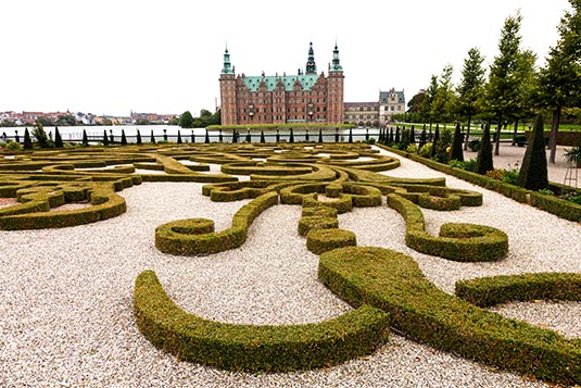 Frederiksborg Castle Gardens, Hillerod, Denmark