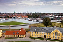 View from Terrace, Kronborg Castle, Helsingor, Denmark