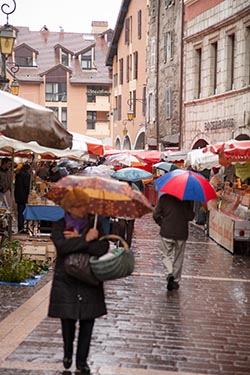 Market, Old Town, Annecy, France