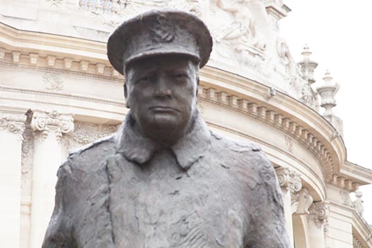 Winston Churchill Statue, Paris, France