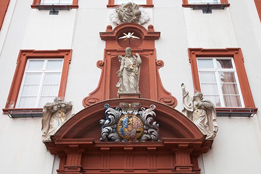 A Facade, Hauptstrasse, Altstadt, Heidelberg, Germany