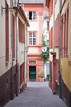 A Bylane, Hauptstrasse, Altstadt, Heidelberg, Germany