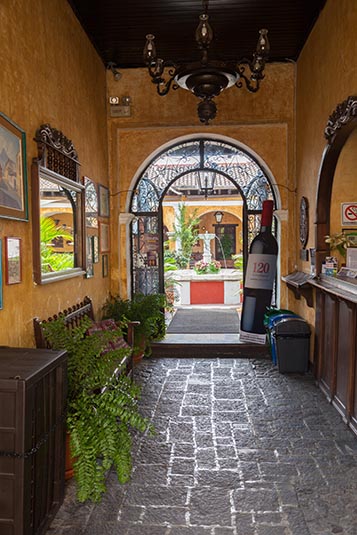 A Restaurant Entrance, 5th Avenue, Antigua, Guatemala