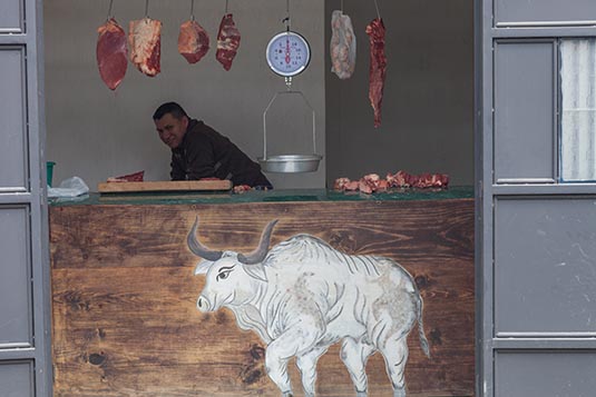 Butcher Shop, San Miguel Escobar, Near Antigua, Guatemala