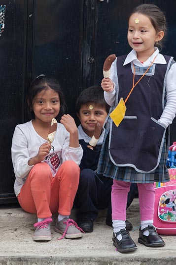 School Children, San Miguel Escobar, Near Antigua, Guatemala
