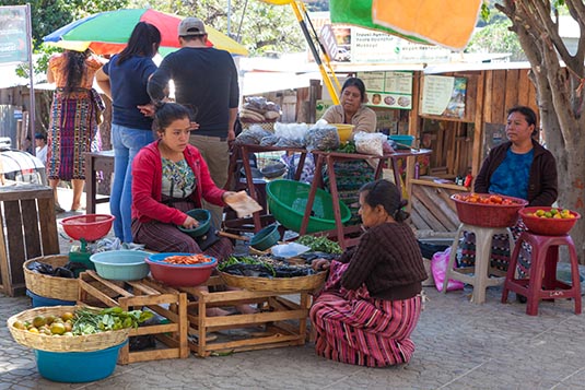 A Local Vendor, San Juan La Laguna, Guatemala