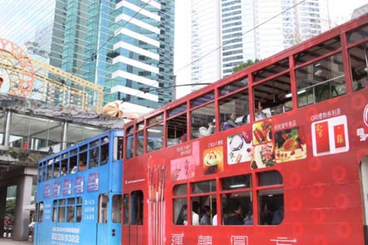 Trams, Hong Kong
