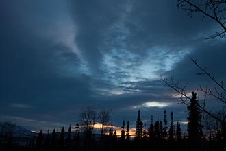Sky, Fairbanks, Alaska, USA