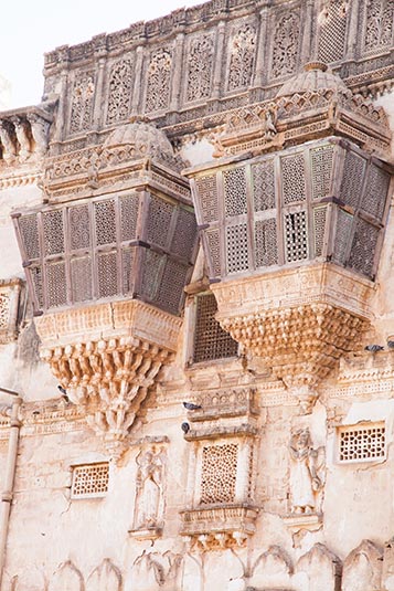 Balcony, Aina Mahal, Bhuj, Gujarat, India