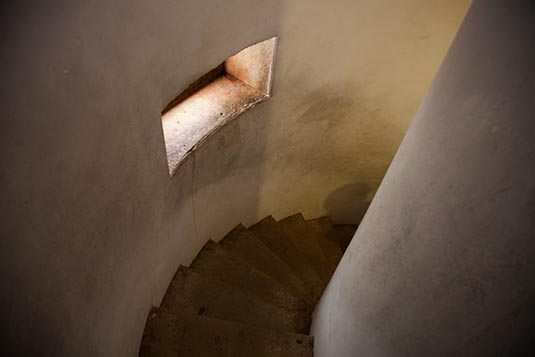 Spiral Staircase, Vijay Vilas Palace, Mandvi, Gujarat, India