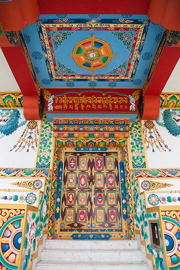 Doorway, Jiya Monastery, Dharamshala, Himachal Pradesh, India