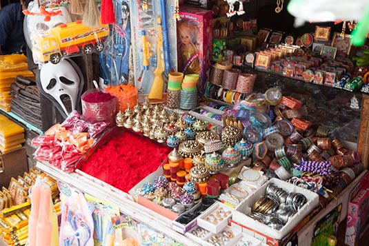 Market, Chintpurni Temple, Dharamshala, Himachal Pradesh, India