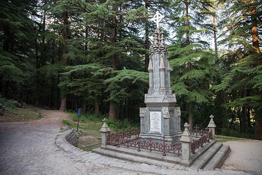 Lord James Bruce Tomb, St. John Church, McLeod Ganj, Himachal Pradesh, India