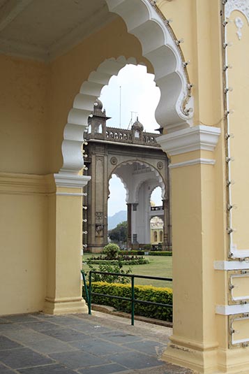 Archway, Mysore Palace, Mysore, Karnataka