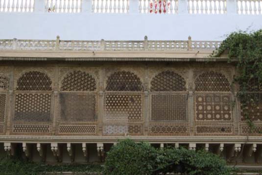Stone work, Usha Kiran Palace Hotel, Gwalior
