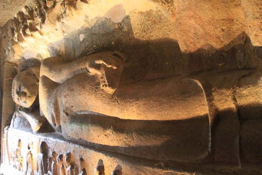Buddha's Nirvana, Ajanta Caves