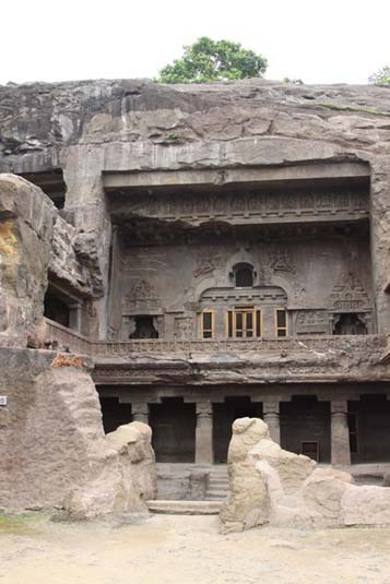 Facade, Cave No 10, Ellora, Aurangabad