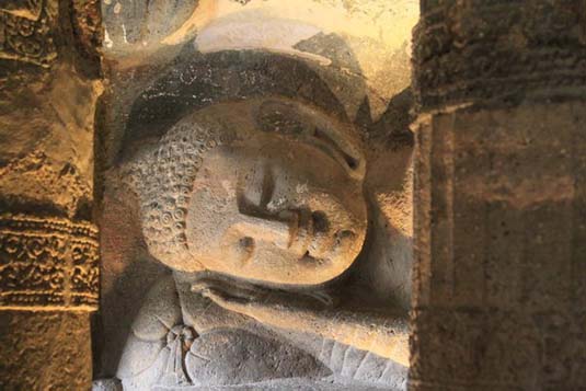 Sleeping Buddha, Ajanta Caves
