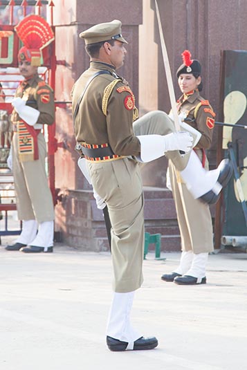 Taking the Guard, Wagah, Punjab, India