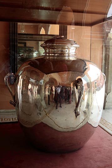 Silver Water Vessel, City Palace, Jaipur, India