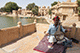 A Musician, Gadsisar Lake, Jaisalmer, Rajasthan, India