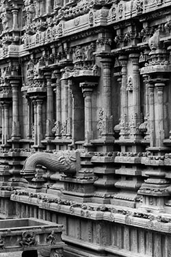 Facade, Brihadeeswarar Temple, Thanjavur, India