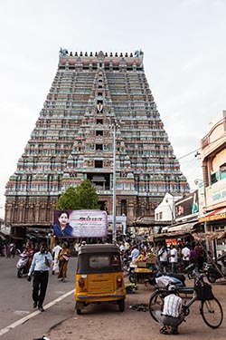 Main Gopuram, Sri Ranganathaswamy Temple, Srirangam, Tiruchirapalli, India