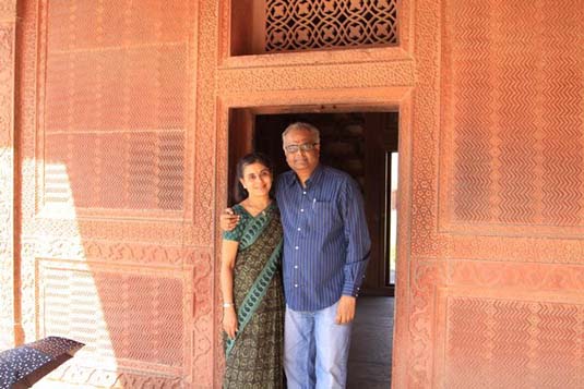 At the Persian Queen's Palace, Fatehpur Sikri