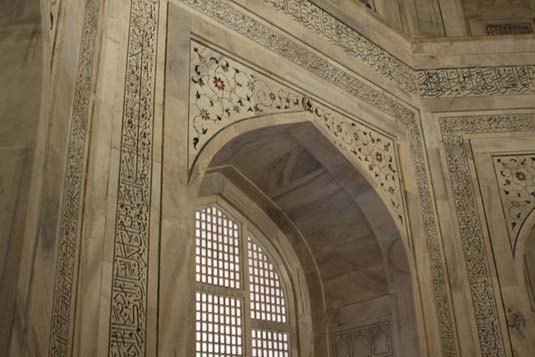 Inner Chambers, The Taj Mahal, Agra