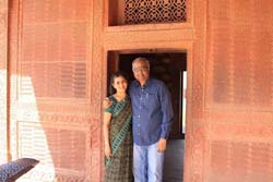 At the Persian Queen's Palace, Fatehpur Sikri, Agra