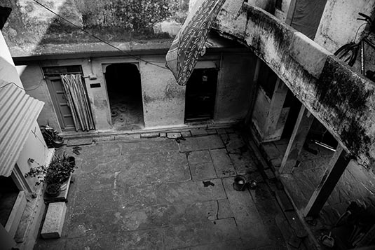 A House Courtyard, Varanasi, India